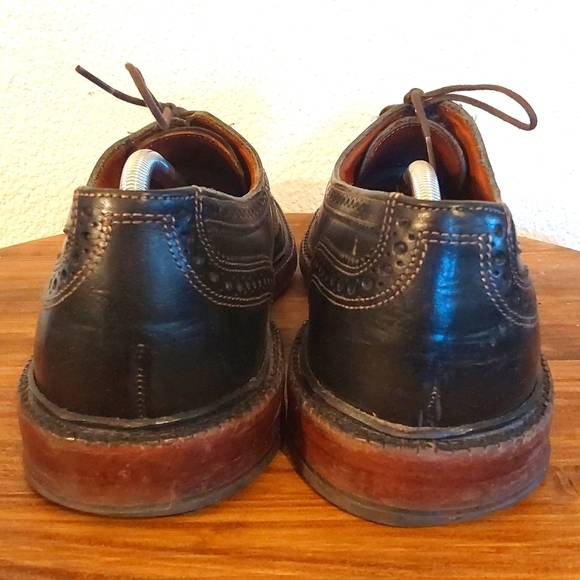 Allen Edmonds McTavish Black Wingtip Leather Oxford Brogues Dress Shoes Sz.12 main image 7